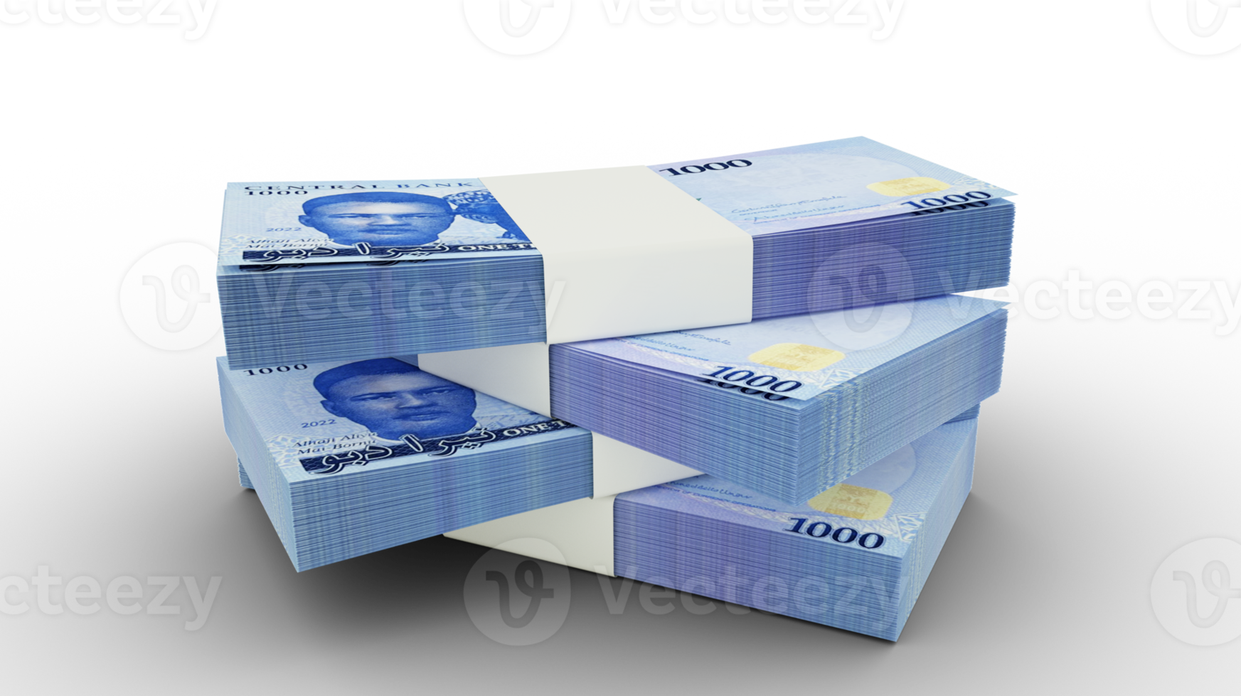 3d Rendering Of Stack Of 1000 Nigeria Naira Notes Few Bundles Of Naira 