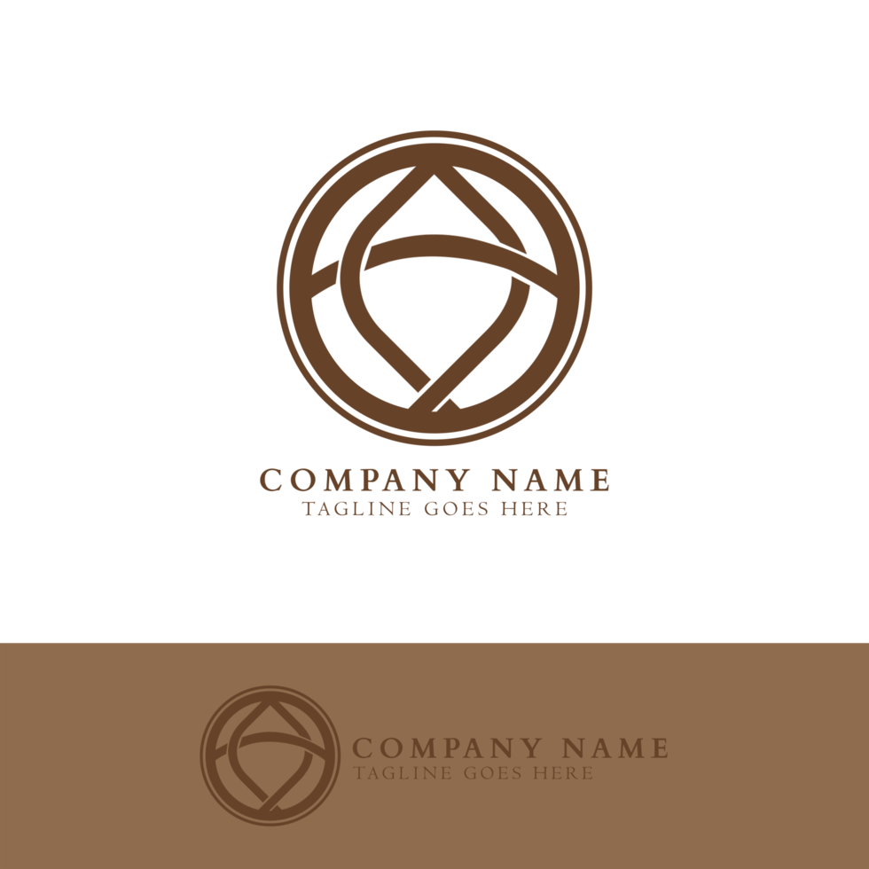 Modern elegant and minimalistic logo design png