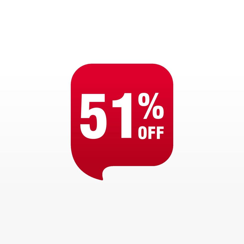 51 discount, Sales Vector badges for Labels, , Stickers, Banners, Tags, Web Stickers, New offer. Discount origami sign banner.