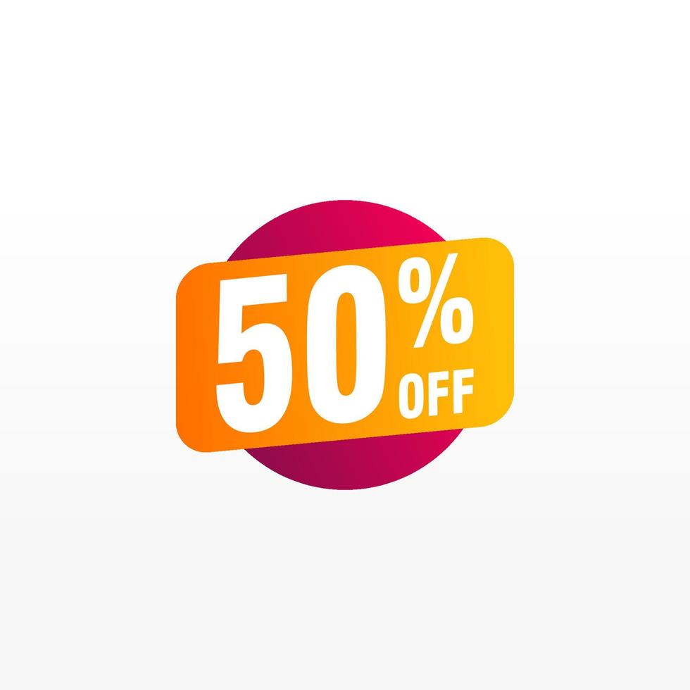 50 discount, Sales Vector badges for Labels, , Stickers, Banners, Tags, Web Stickers, New offer. Discount origami sign banner.