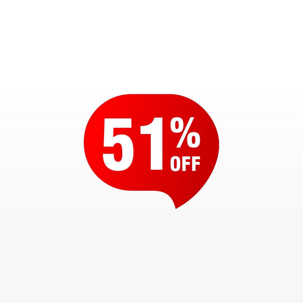 51 discount, Sales Vector badges for Labels, , Stickers, Banners, Tags, Web Stickers, New offer. Discount origami sign banner.