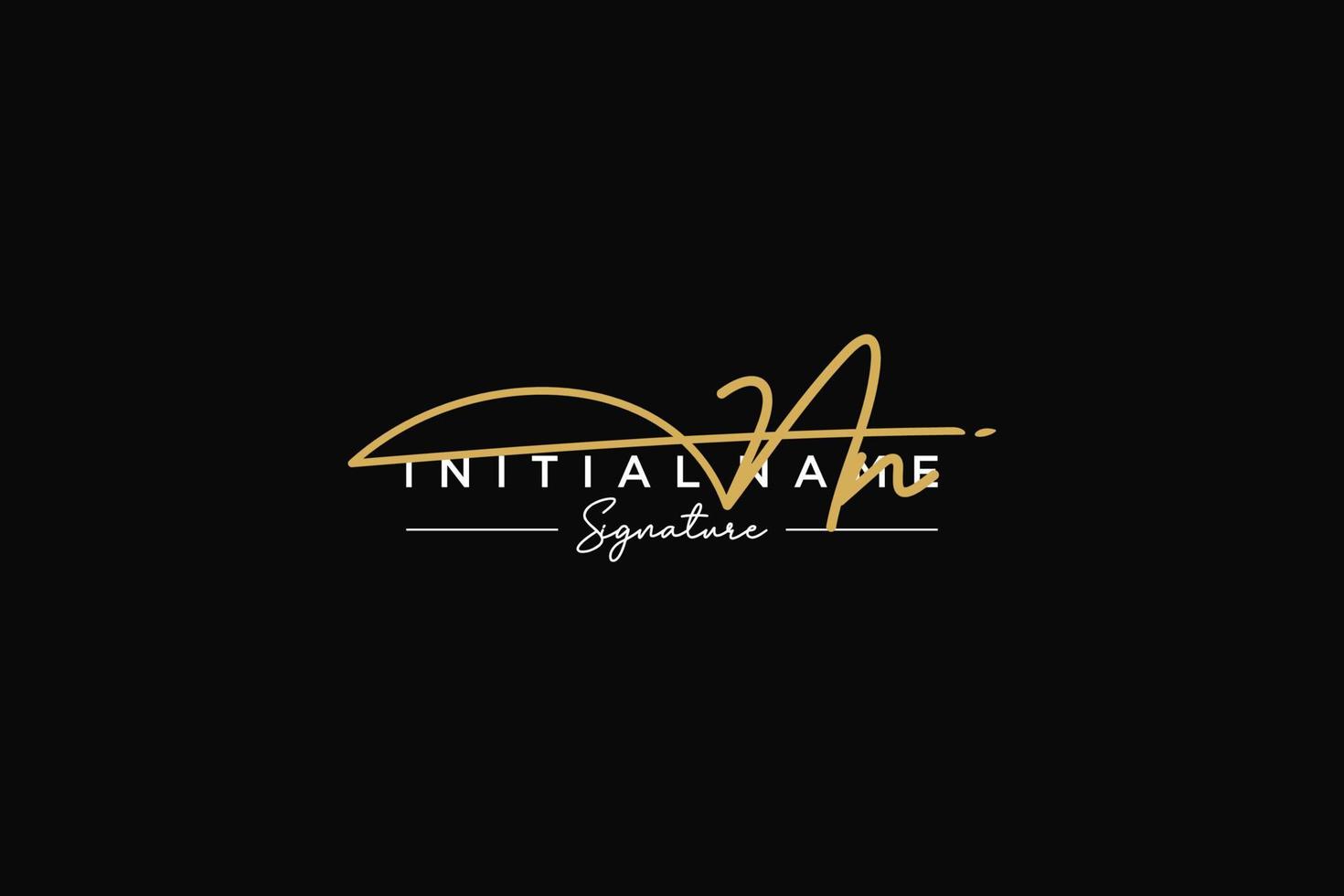 Initial NN signature logo template vector. Hand drawn Calligraphy lettering Vector illustration.