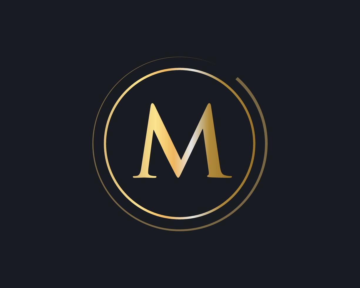 Letter M Logo for Luxury Symbol, Elegant and Stylish Sign 17423632 ...