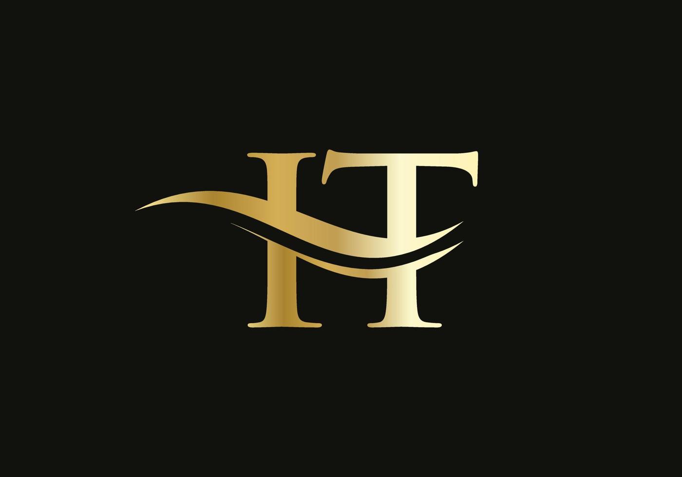 Initial Letter IT Linked Logo for business and company identity. Modern Letter IT Logo Vector Template with modern trendy