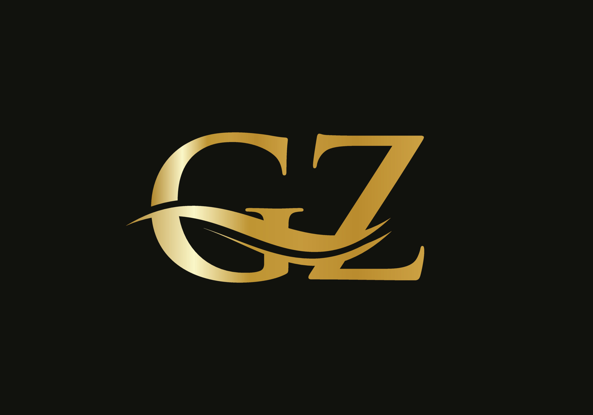Elegant and stylish GZ logo design for your company. GZ letter ... gz