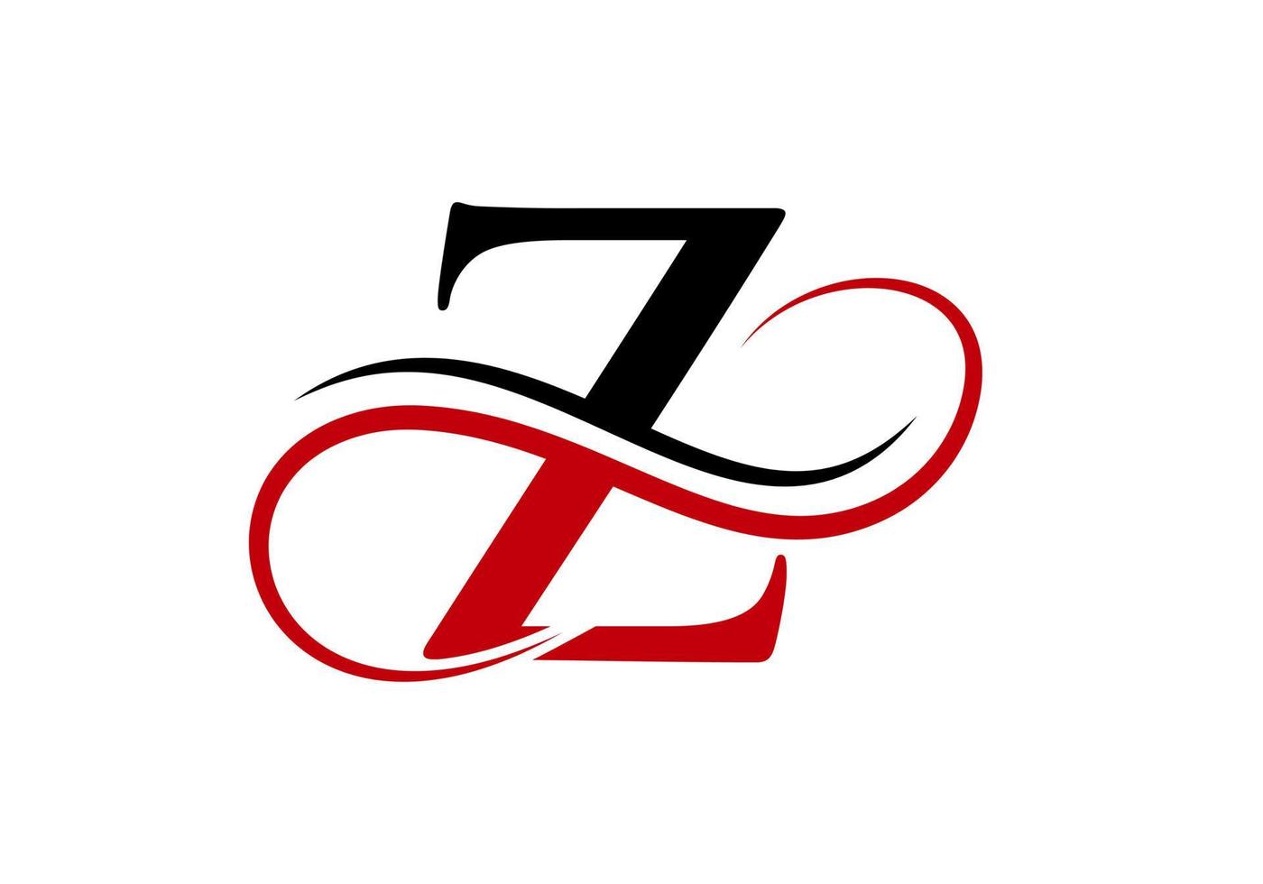 plantilla de diseño de logotipo de letra inicial z vector