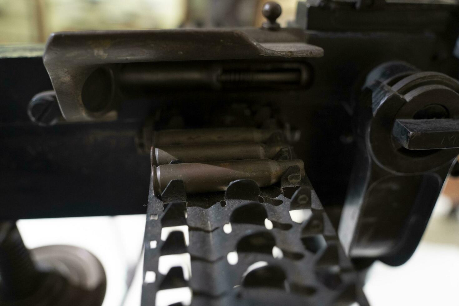 war machine gun close up photo