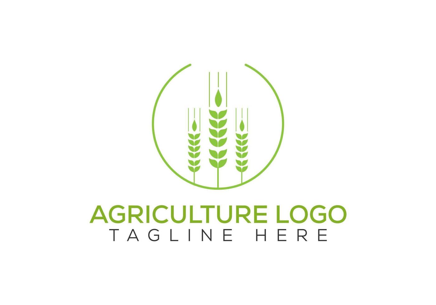 Agriculture Logo Design. Agriculture Sign, Farming Logotype Vector Template