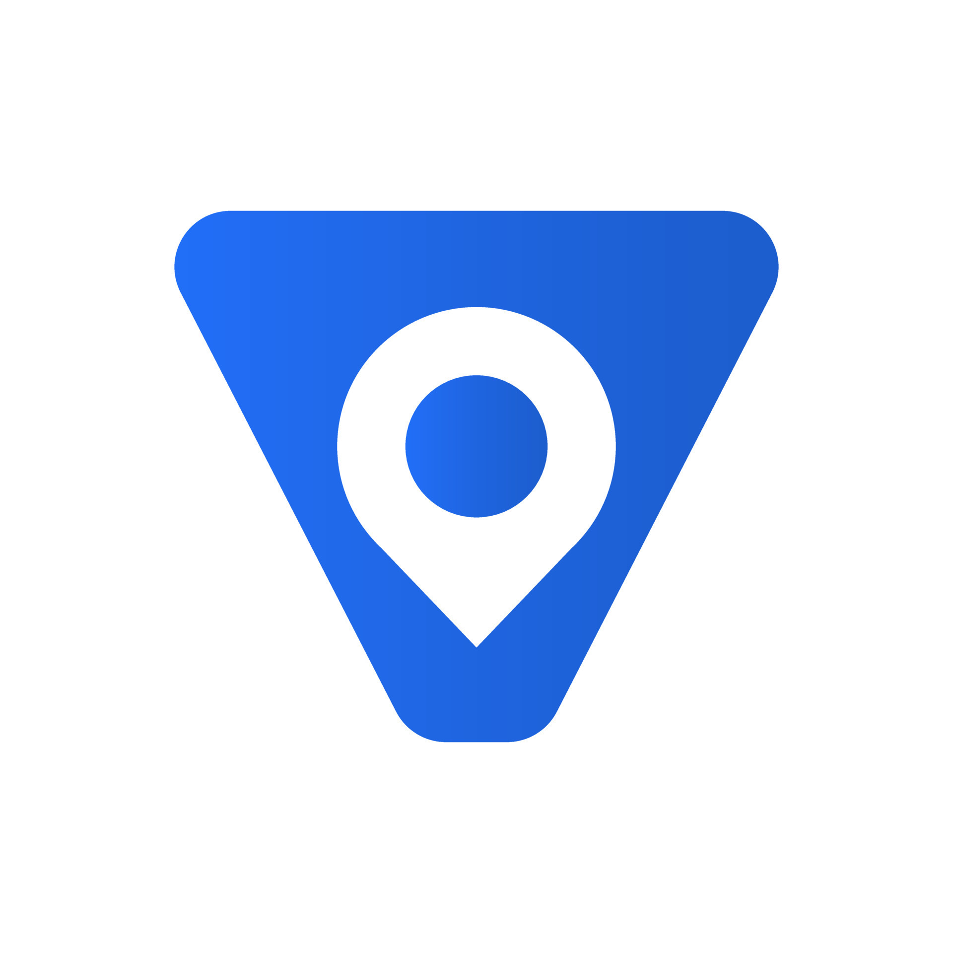 Letter V Location Logo Design Sign. Location Icon Concept With Alphabet