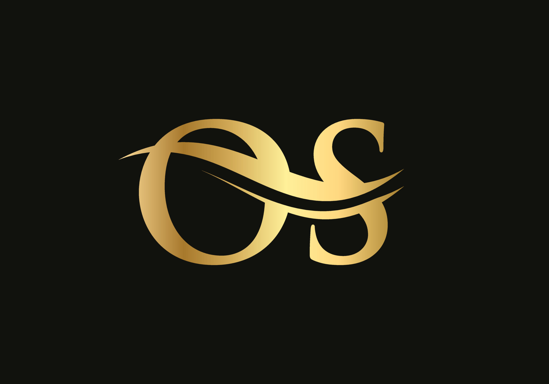 OS Linked Logo for business and company identity. Creative Letter OS ...