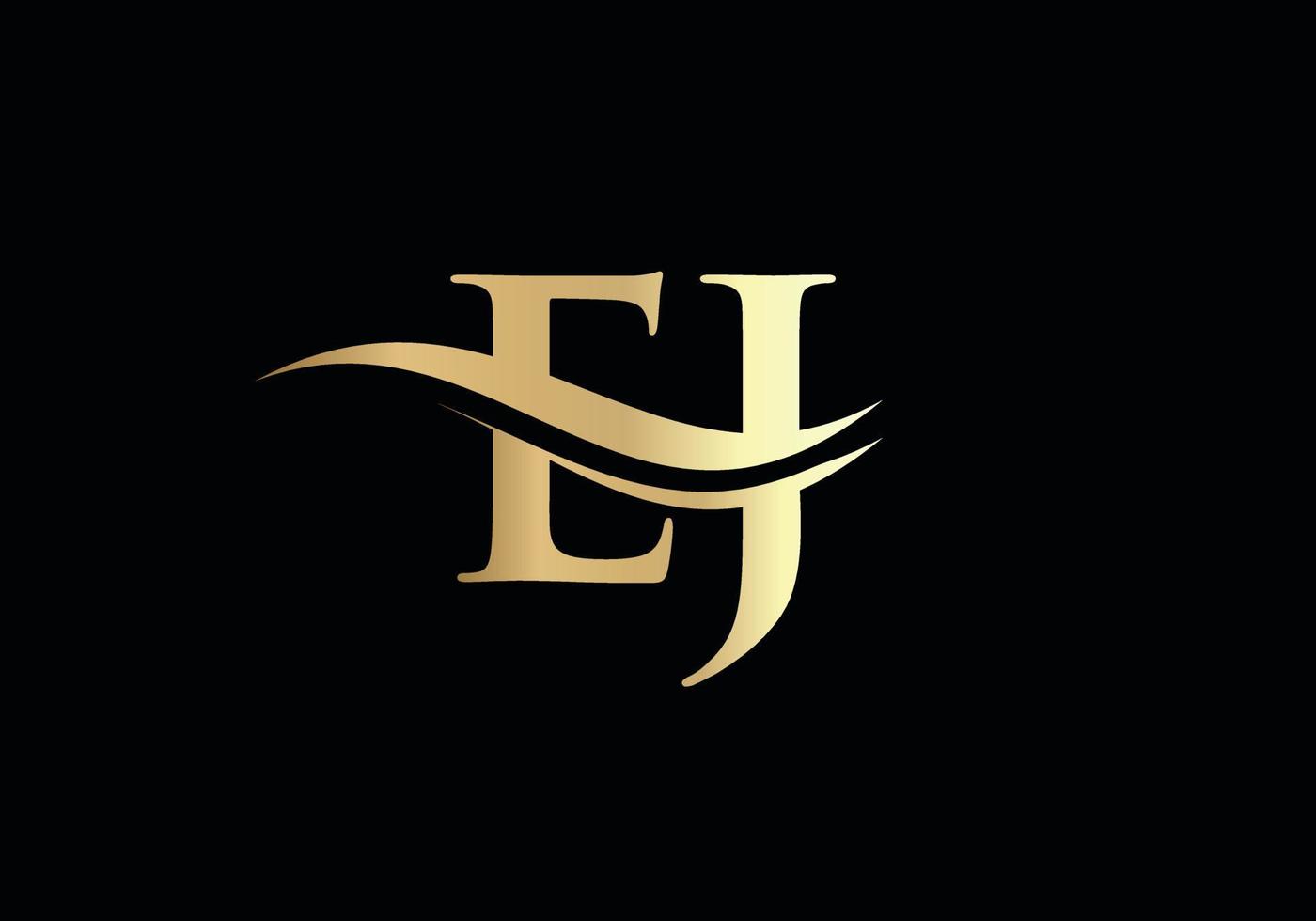 Letter EJ Logo Design for business and company identity. Creative EJ ...