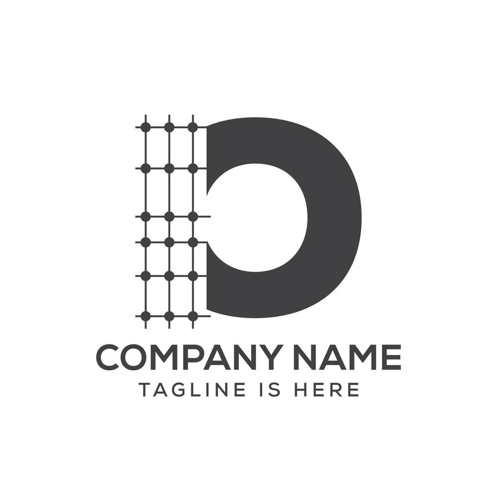 Letter O Architecture Logo Design. Real Estate Icon, Architect and Construction Symbol Vector Template