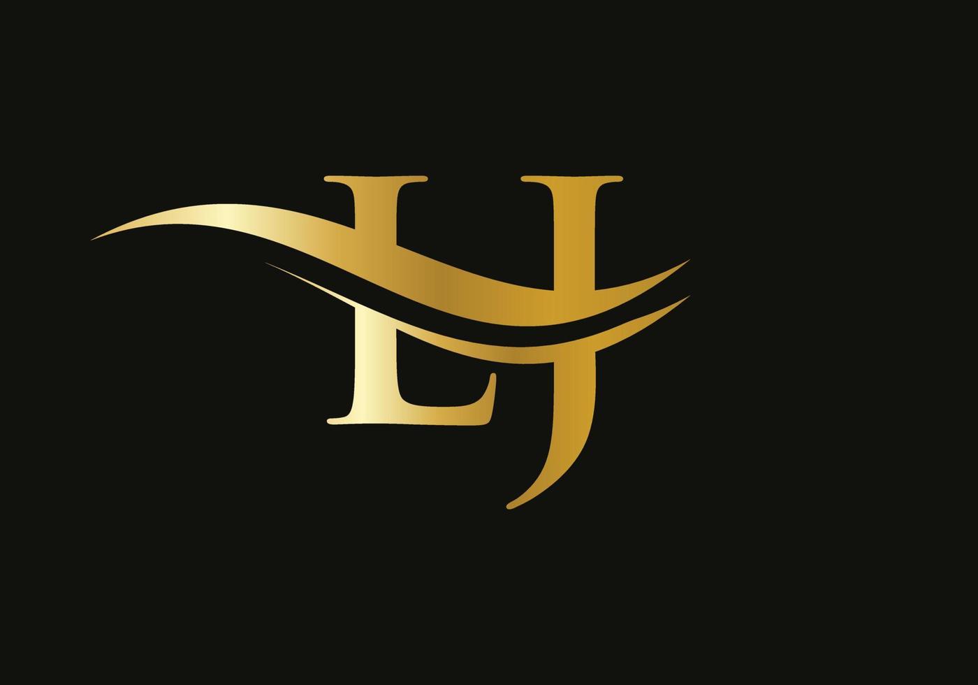 diseño del logotipo de la letra lj para la identidad empresarial y empresarial. carta creativa de lj con concepto de lujo vector