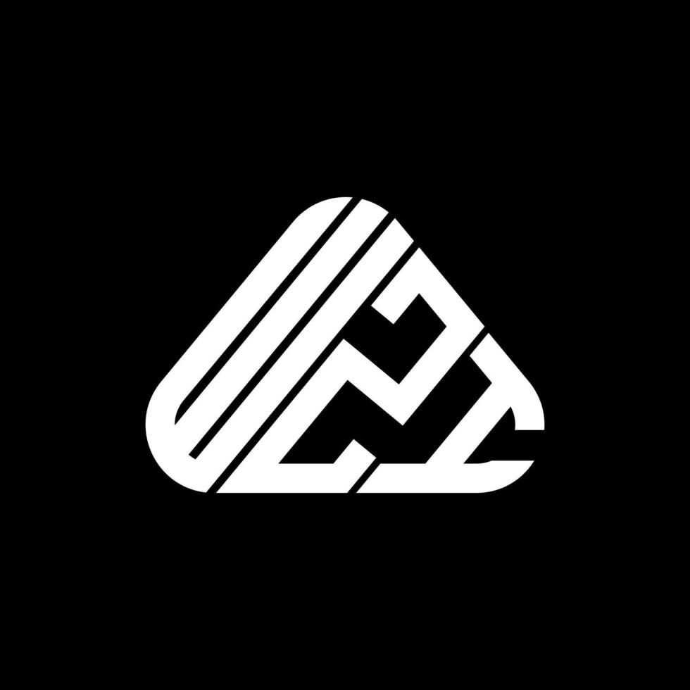 WZI letter logo creative design with vector graphic, WZI simple and modern logo.