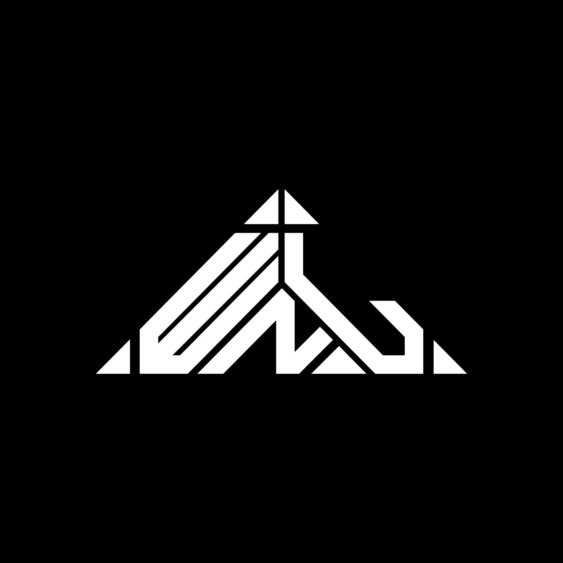 WNL letter logo creative design with vector graphic, WNL simple and