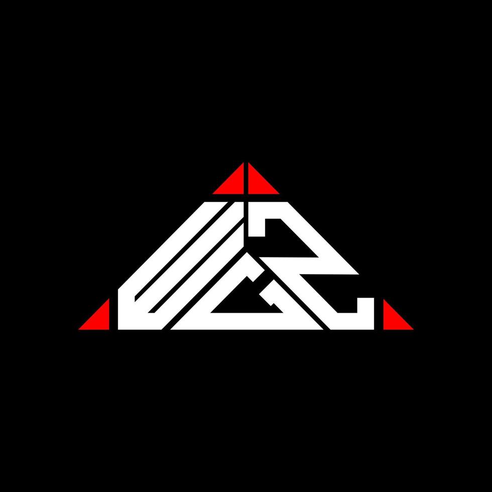 Diseño creativo del logotipo de la letra wgz con gráfico vectorial, logotipo simple y moderno de wgz. vector