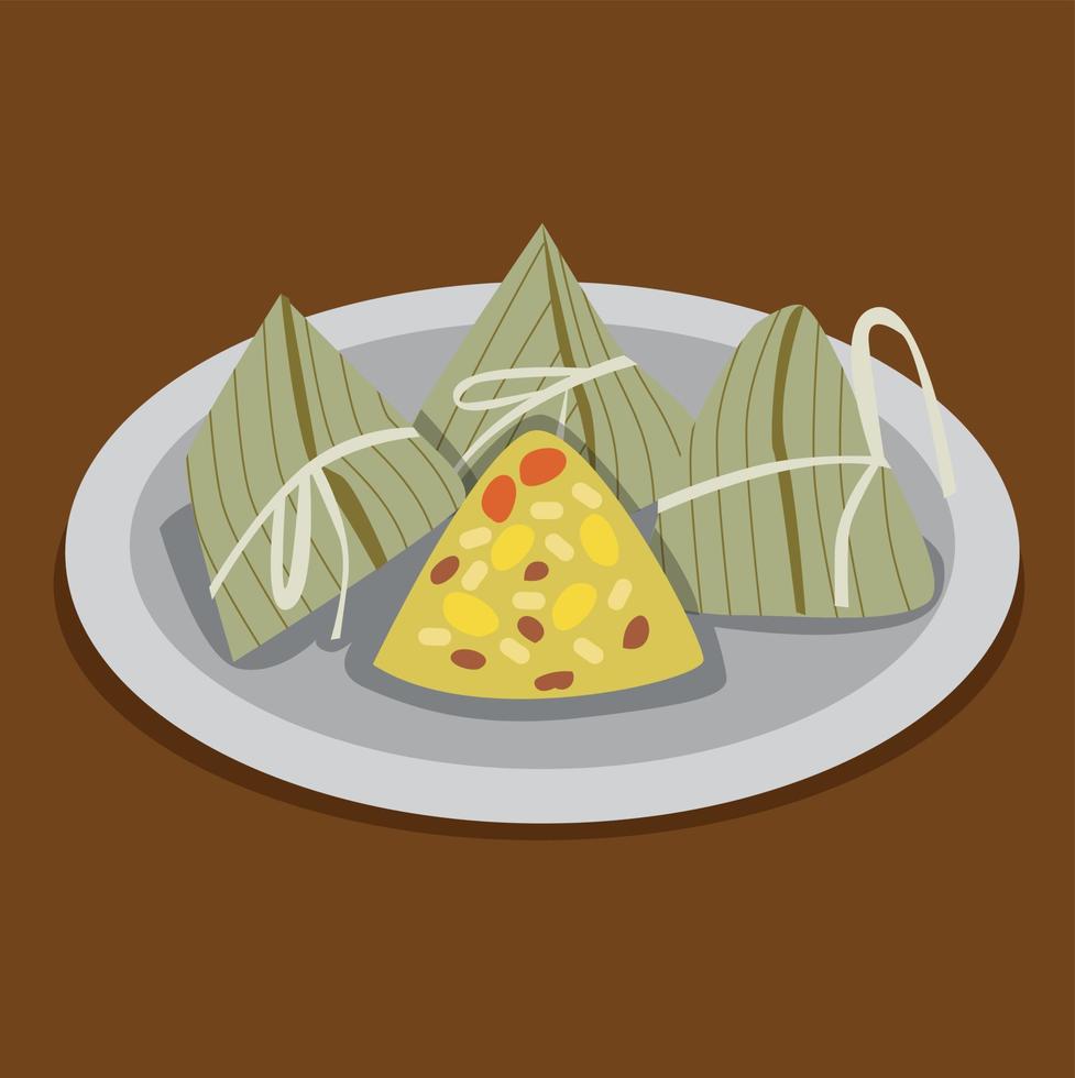 Vector illustration of food and snacks