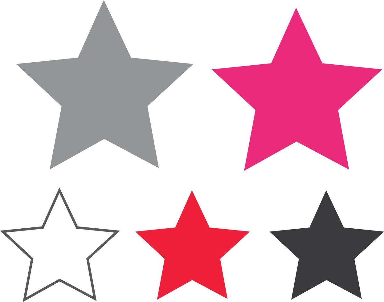 Vector illustration hearts in various styles