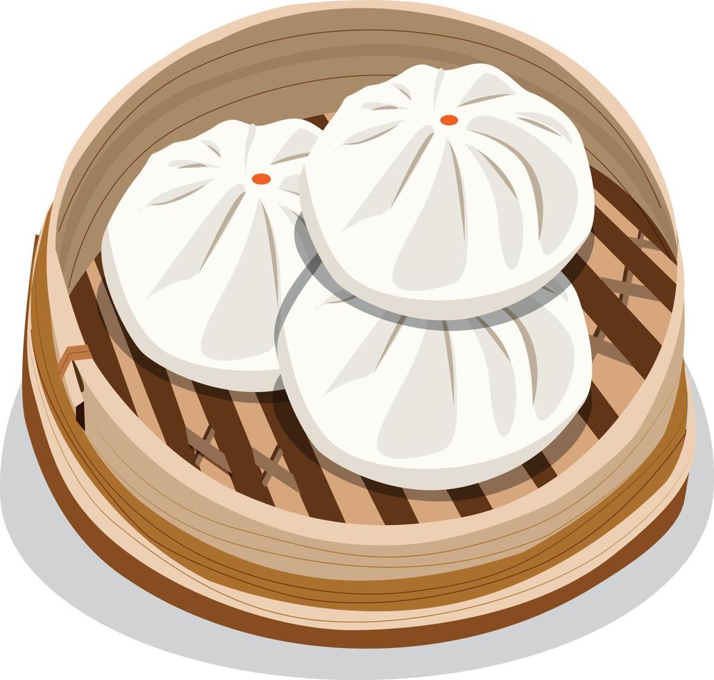 Vector illustration of offerings in the Chinese New Year