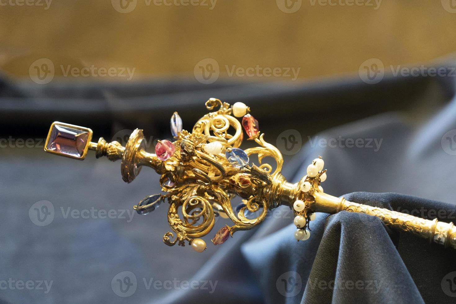 Prague dome caste treasure sceptre photo