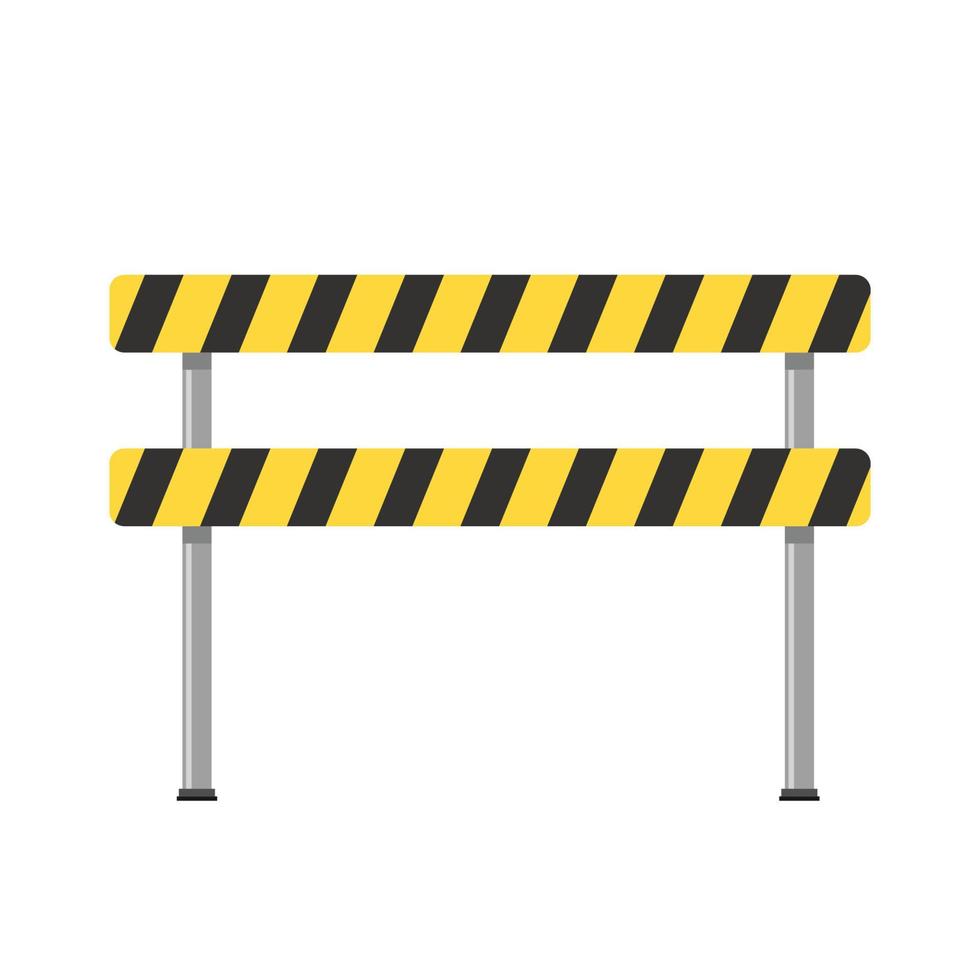 barricade block vector. fence vector. wallpaper. free space for text. vector