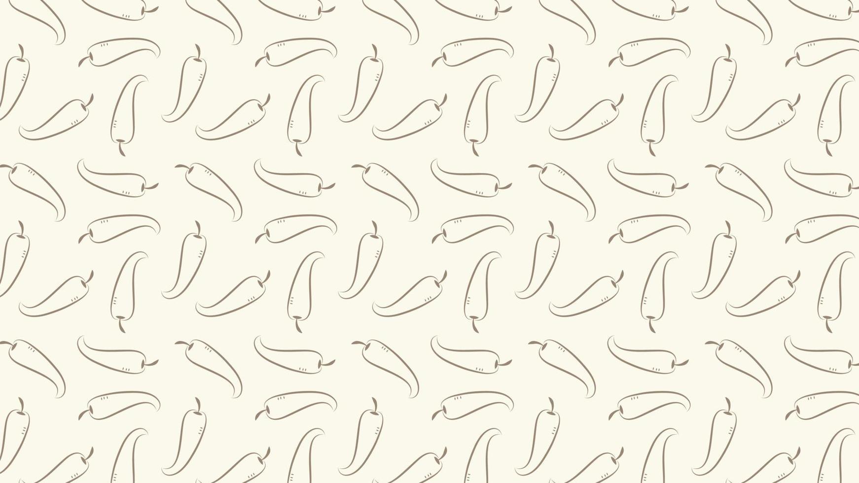 chilli pattern vector. chilli on white background. wallpaper. vector