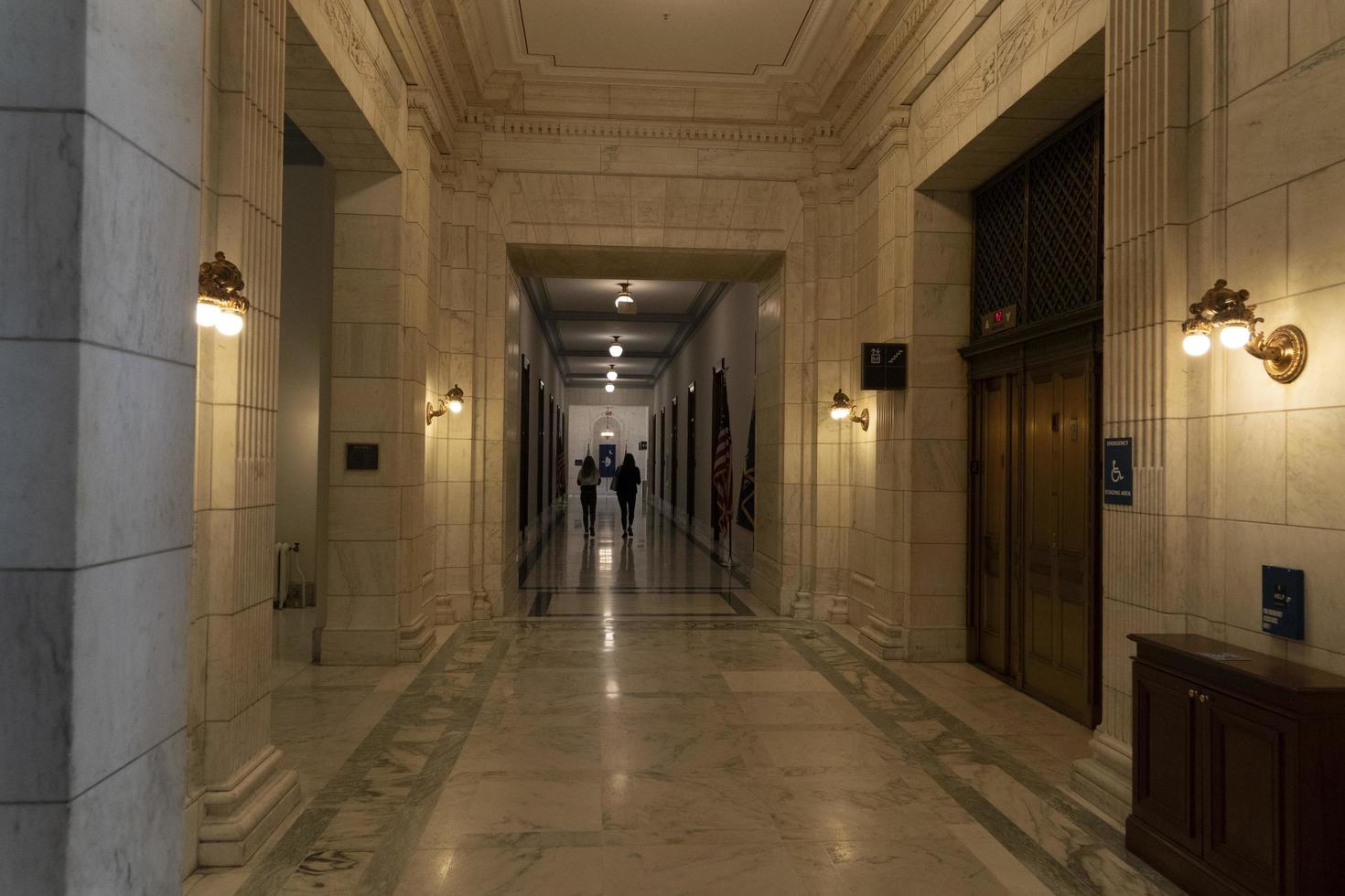 WASHINGTON DC, USA - APRIL 29 2019 - Interior of Russel Senate Bulding photo
