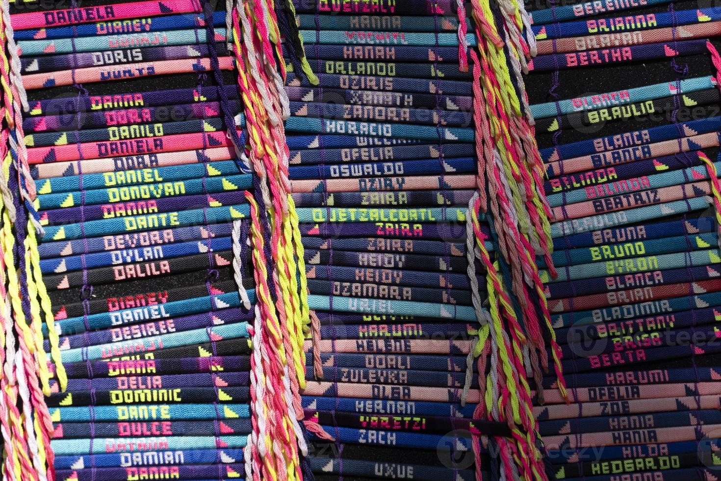 many different names bracelet photo
