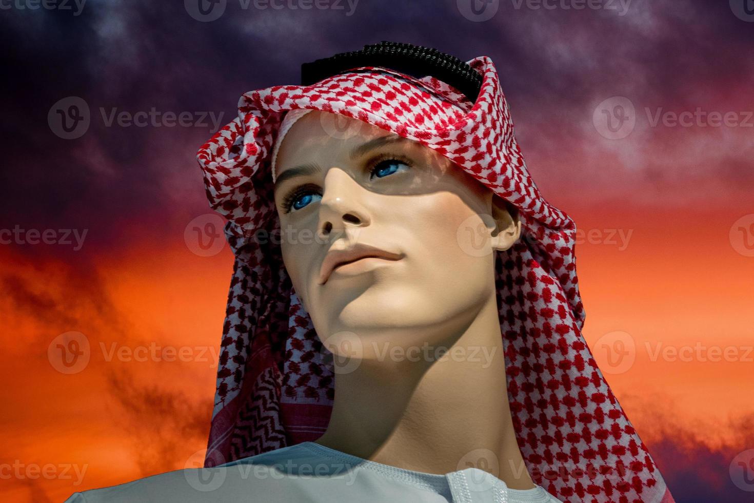 Arab mannaquin dummy man photo