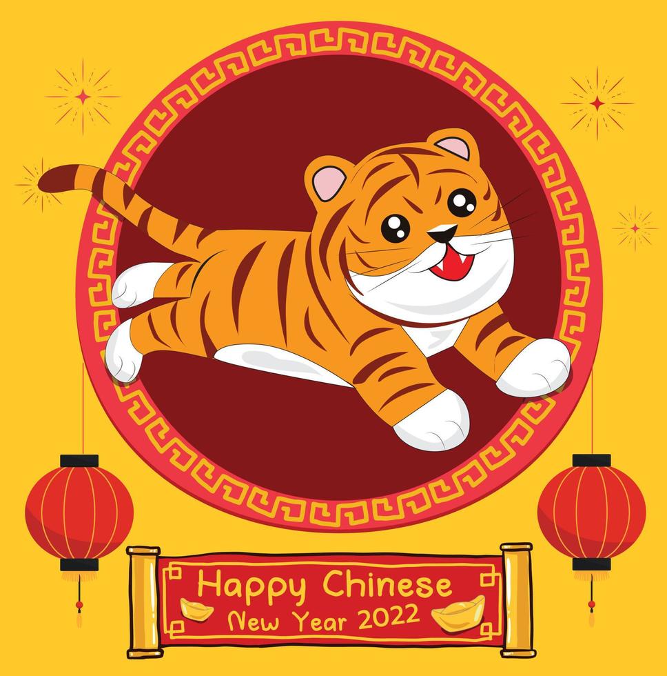 happy chinese new year 2023, year of the rabbit, happy new year illustration for posters, cards, calendars, signs, banners, websites, public relations and other designs vector