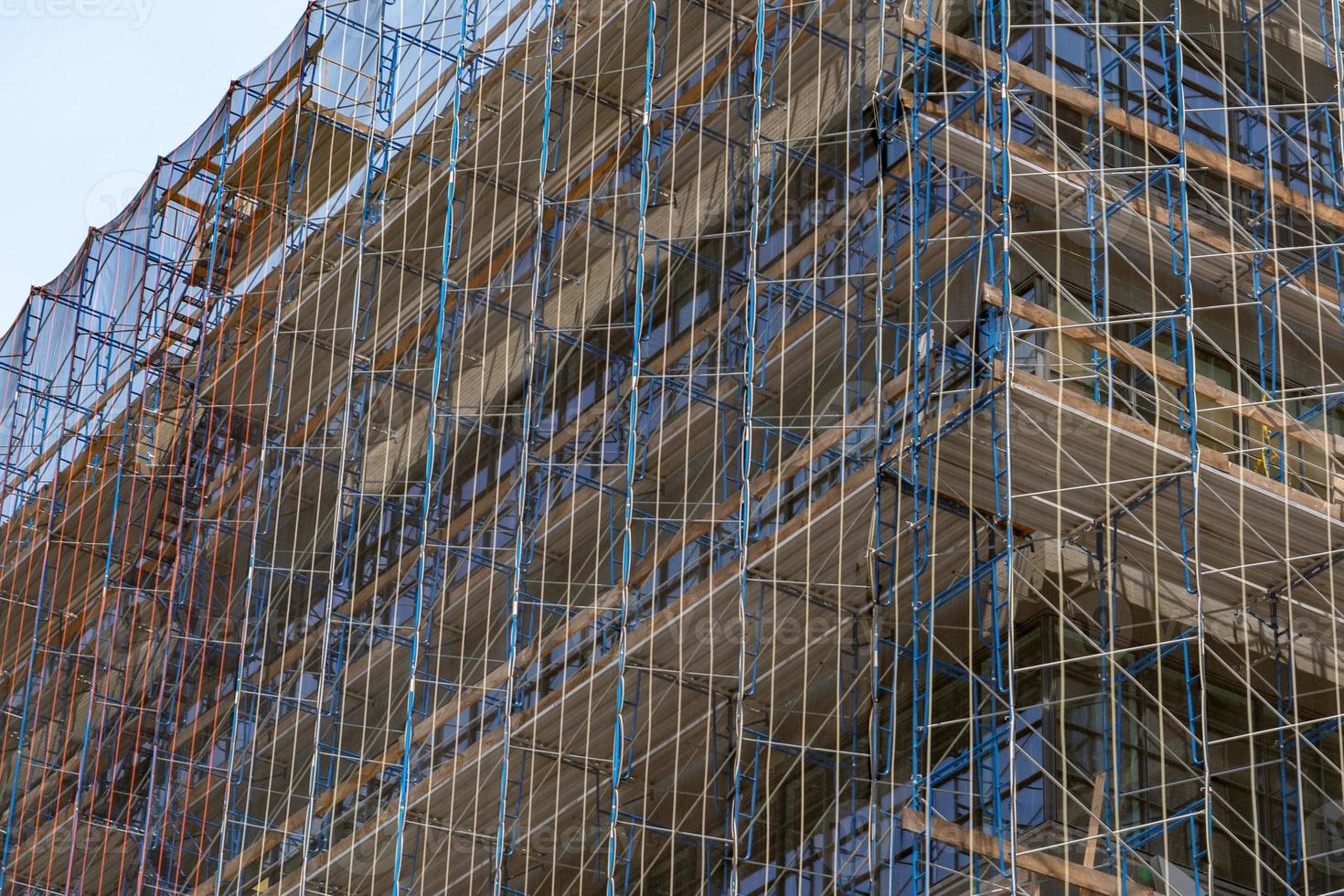 new york skyscraper under construction photo