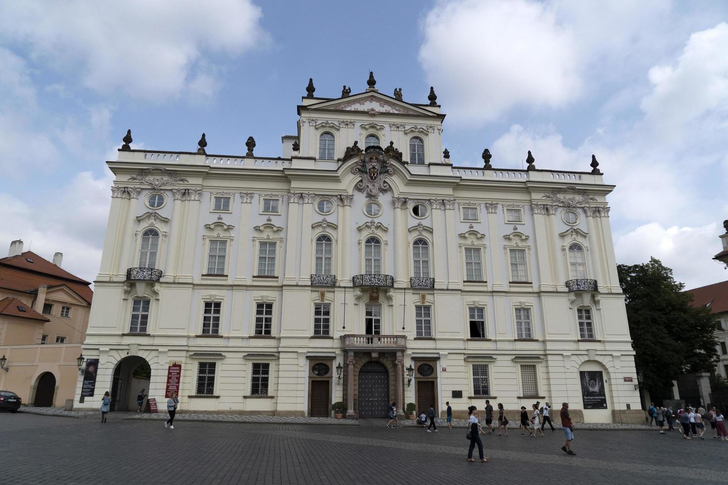 PRAGUE, CZECH REPUBLIC - JULY 15 2019 - Castle Town is full of tourist in summer time photo
