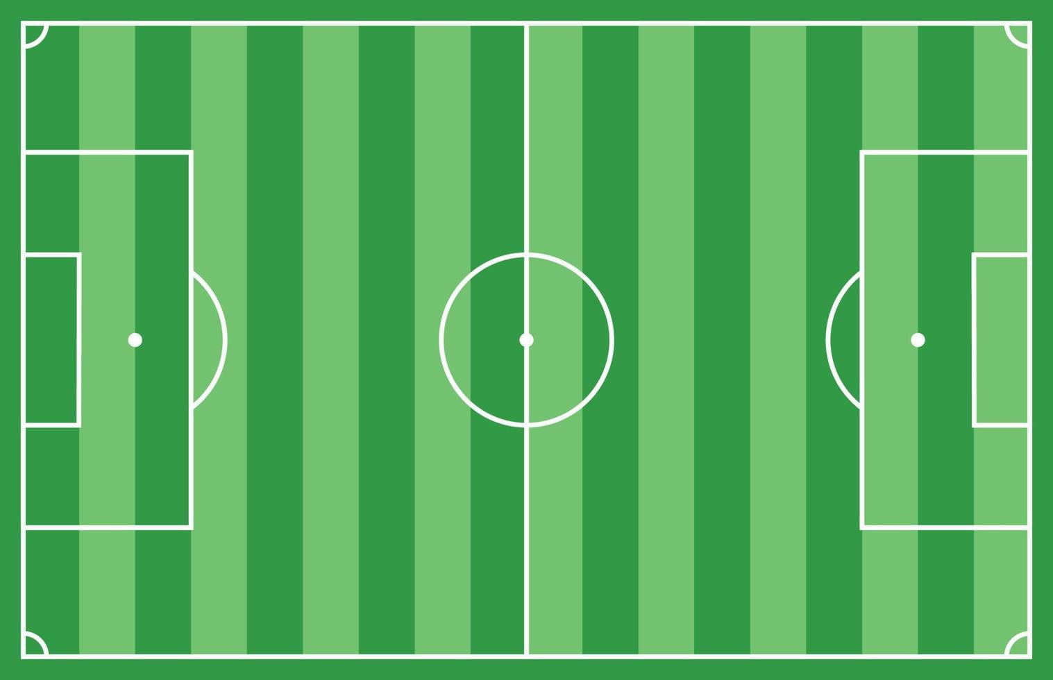 Soccer field. Marking of a football field. vector