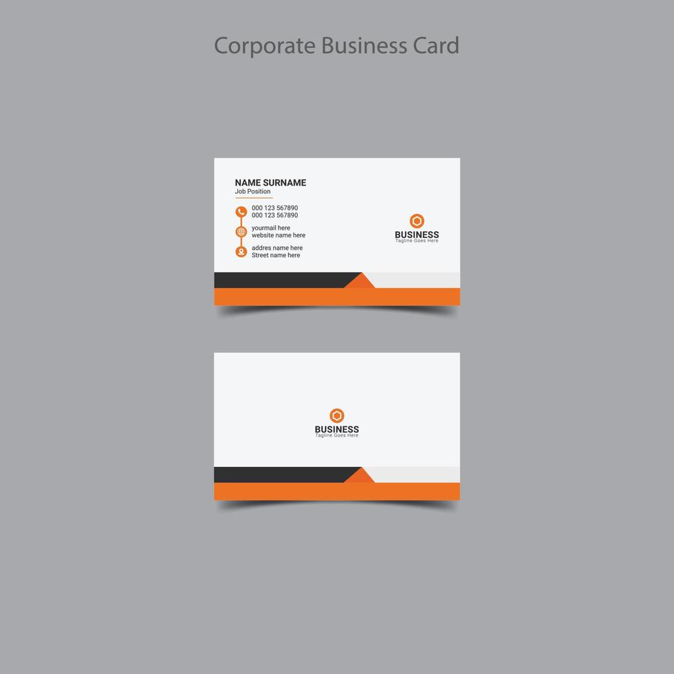 Modern Business Card Template vector