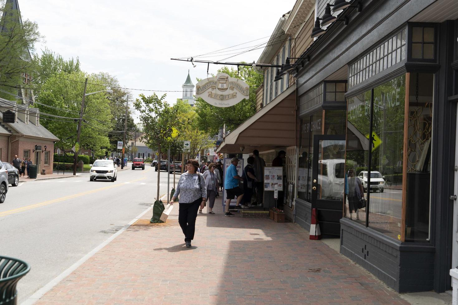 ST MICHALES, MD - USA - APRIL 26 2019 - the annual Wine tasting venue WineFest photo