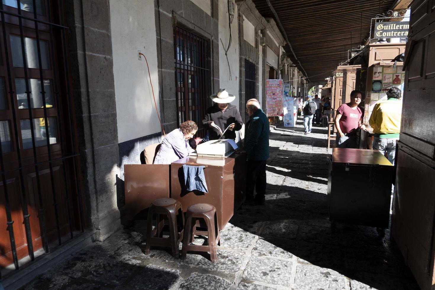 ciudad de méxico, méxico - 30 de enero de 2019 - lugar de santo domingo foto