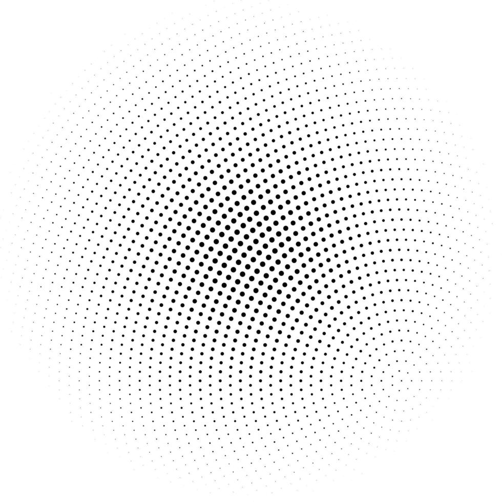 Ilustración de vector de fondo de punto punteado de círculo abstracto