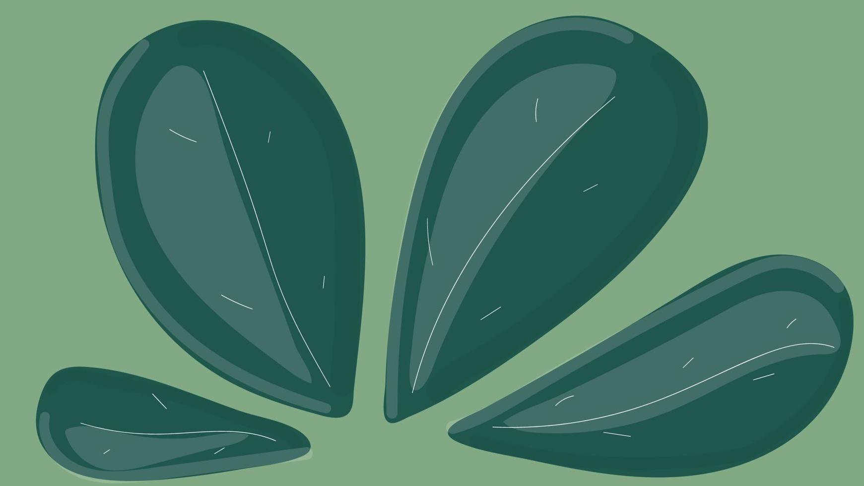Background With Leaves Free Vector