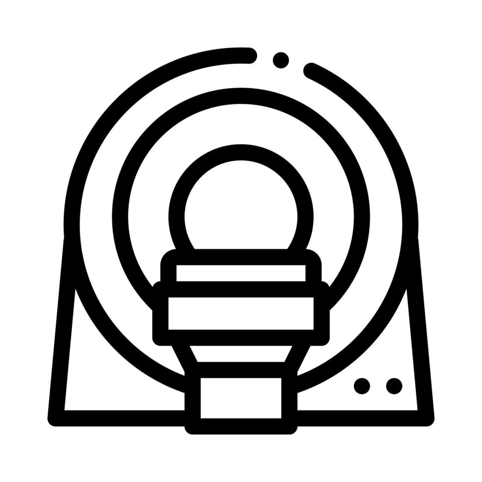 Mri Diagnosis Apparatus Icon Outline Illustration vector