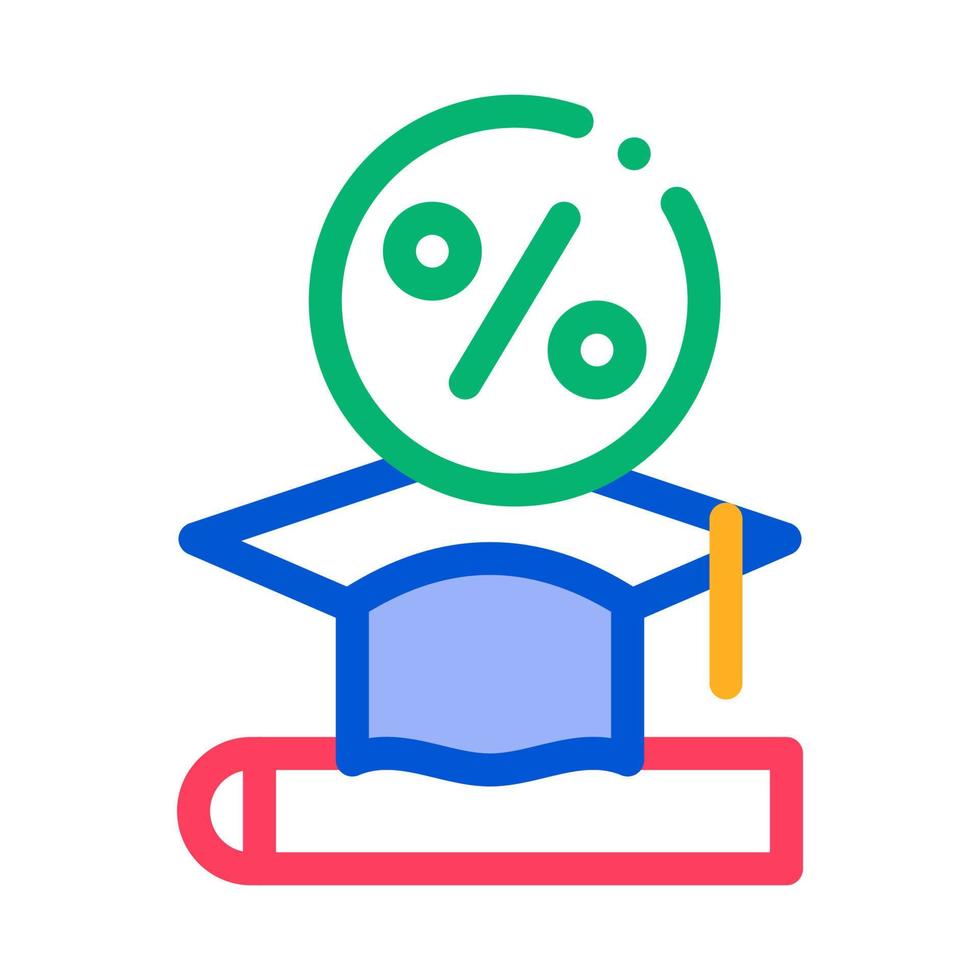 Lend Money To Pay For Tuition Icon Vector Outline Illustration