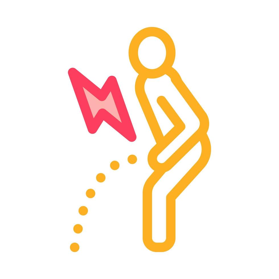 Pelvic Pain Icon Vector Outline Illustration