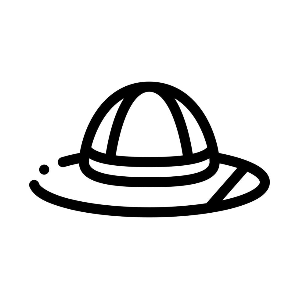 Hat Icon Vector Outline Illustration