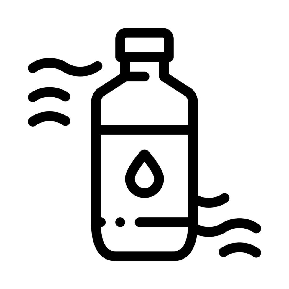 botella de medicina icono de biohacking ilustración vectorial vector