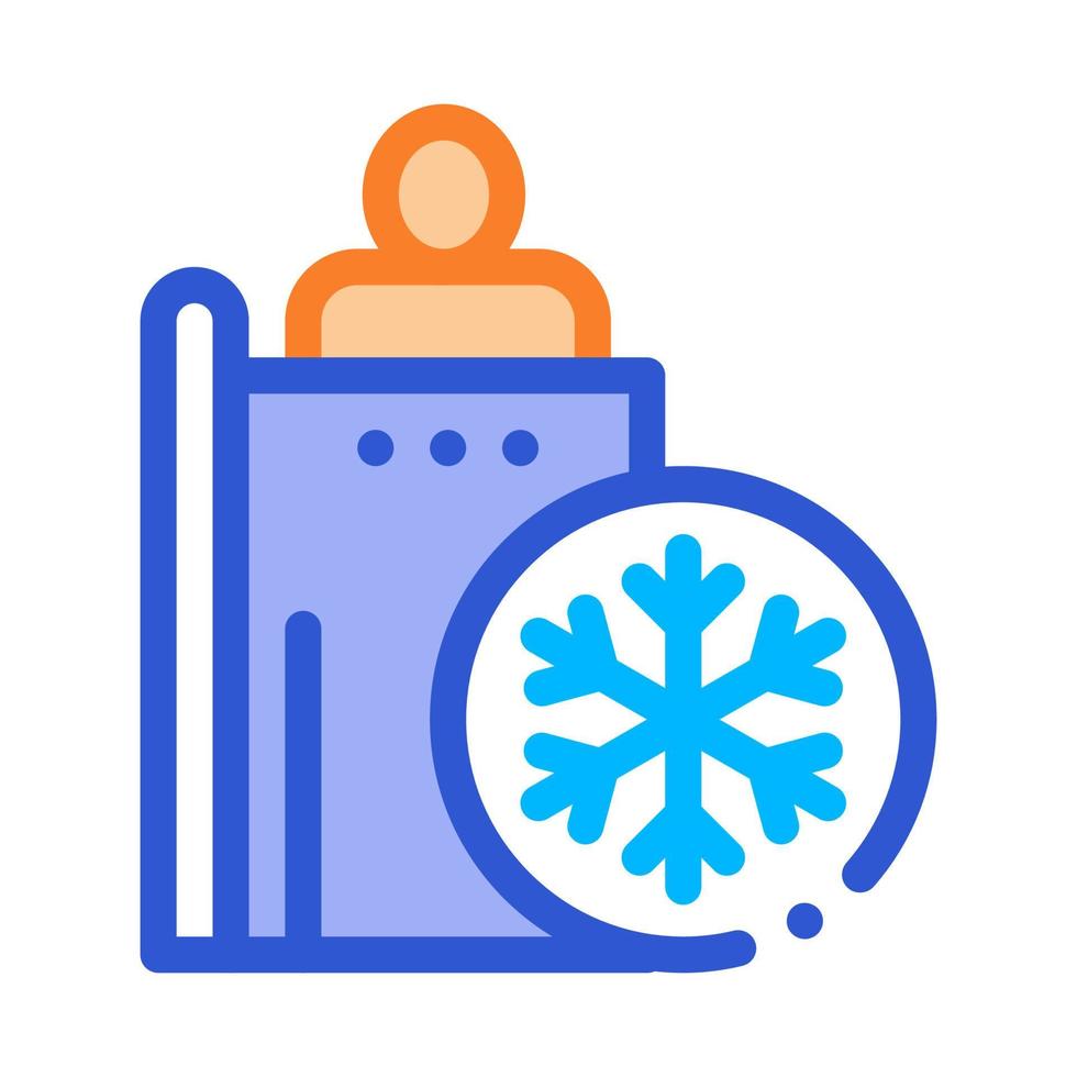 People Heating Point Biohacking Icon Vector Illustration