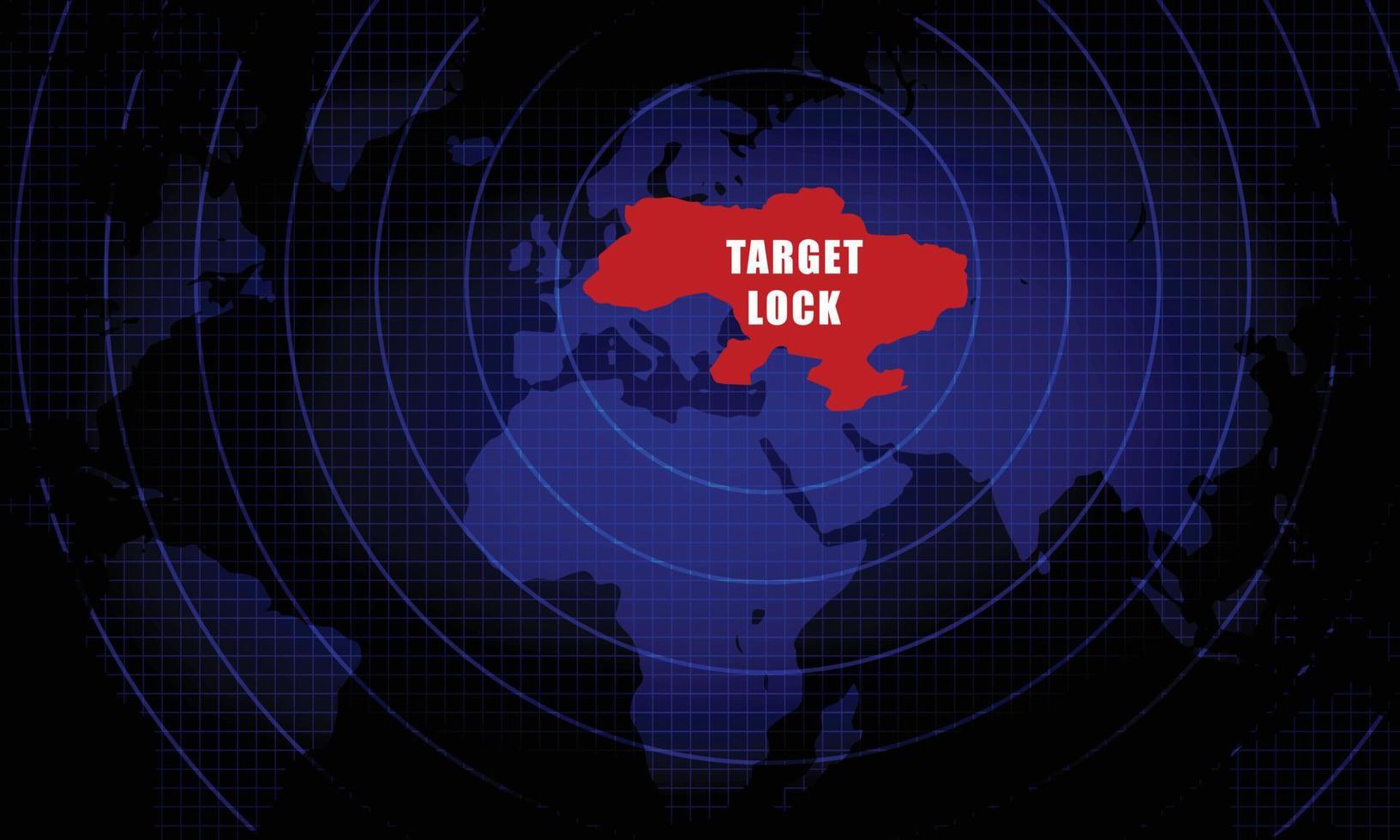 Ukraine Under Attack Concept. Russia Vs Ukraine Conflict vector