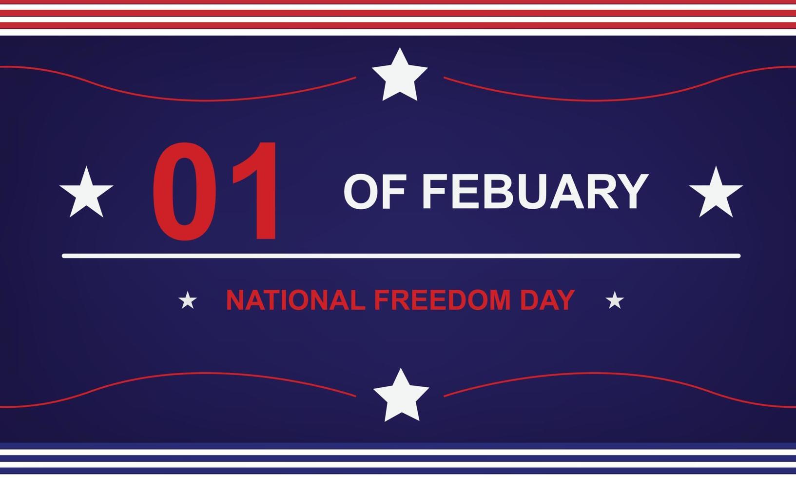 National freedom day background USA vector