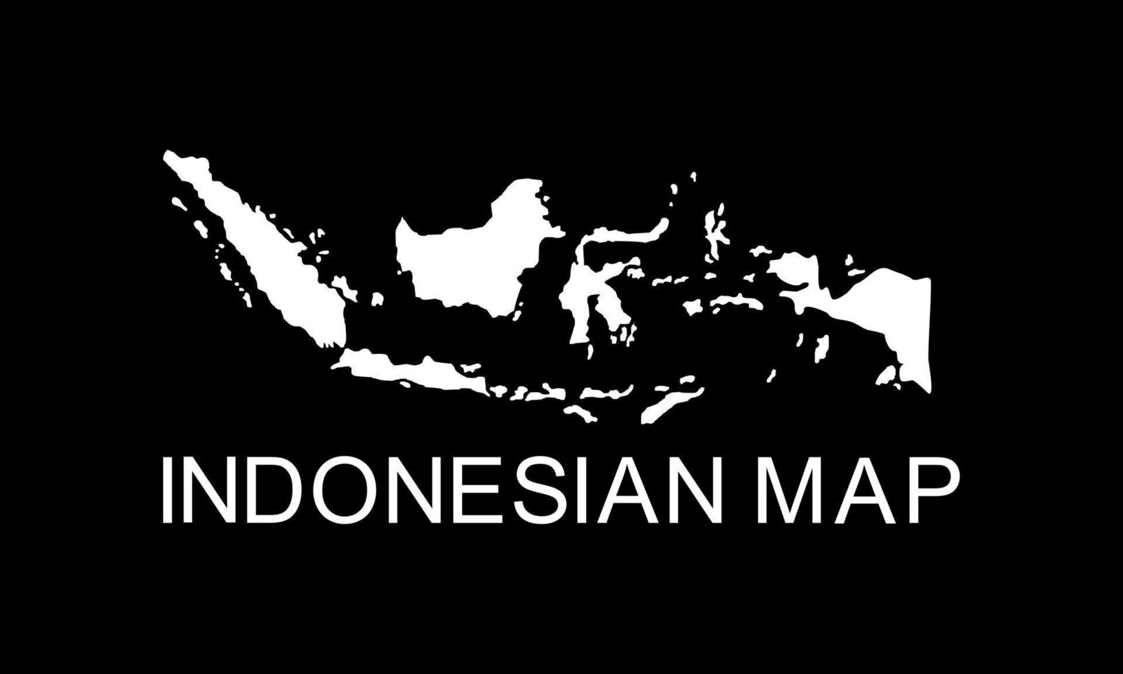 mapa de indonesia para aplicación, ilustración de arte, sitio web, pictograma, infografía o elemento de diseño gráfico. ilustración vectorial vector