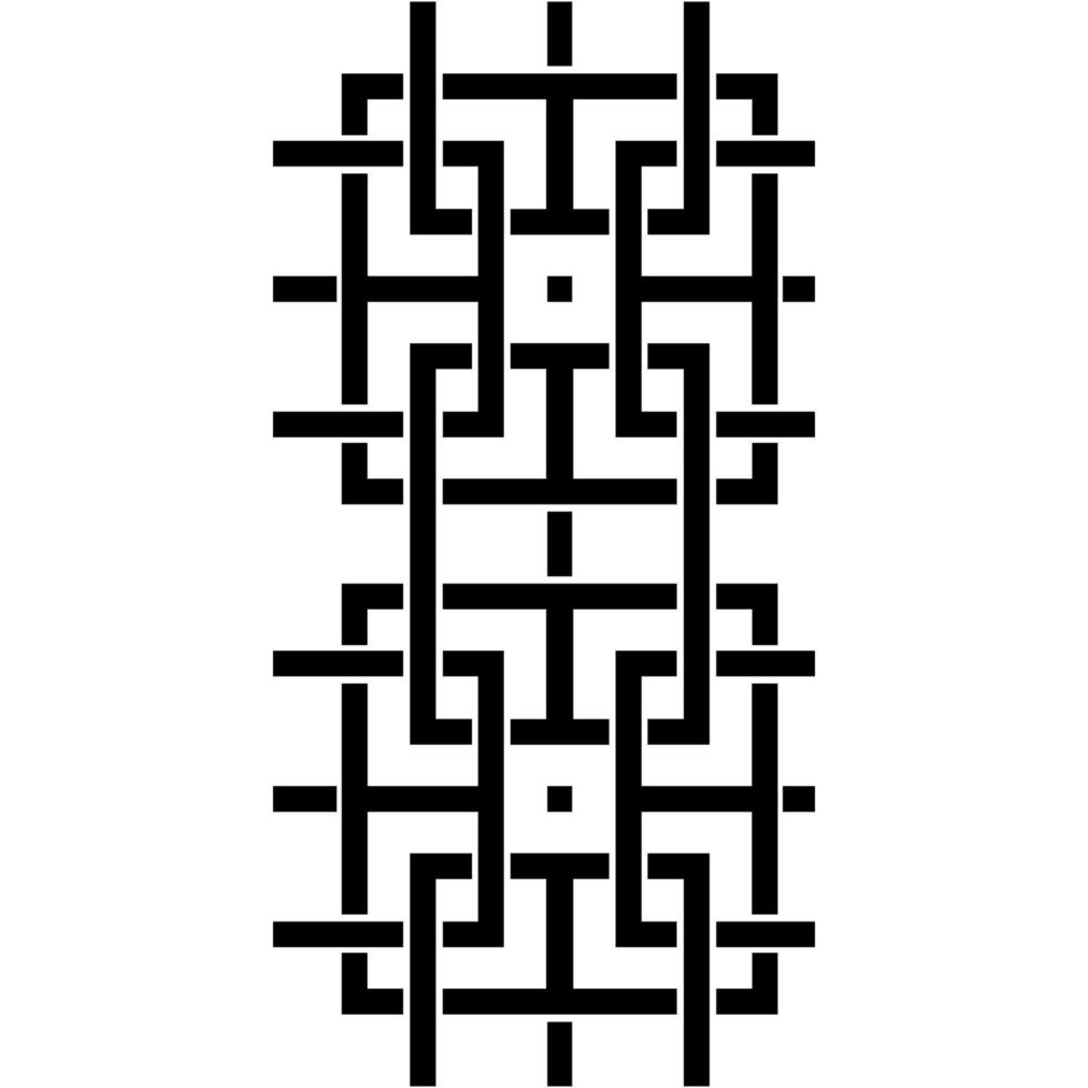 Geometrical Motifs Pattern.  Decoration for Interior, Exterior, Carpet, Textile, Garment, Fashion, Silk, Tile, Plastic, Paper, Wrapping, Wallpaper, Pillow, Sofa, Background, Ect. Vector Illustration