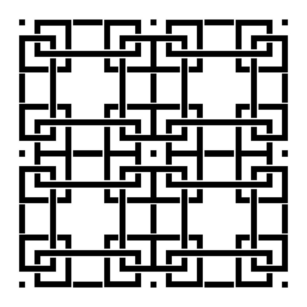 Geometrical Motifs Pattern.  Decoration for Interior, Exterior, Carpet, Textile, Garment, Fashion, Silk, Tile, Plastic, Paper, Wrapping, Wallpaper, Pillow, Sofa, Background, Ect. Vector Illustration