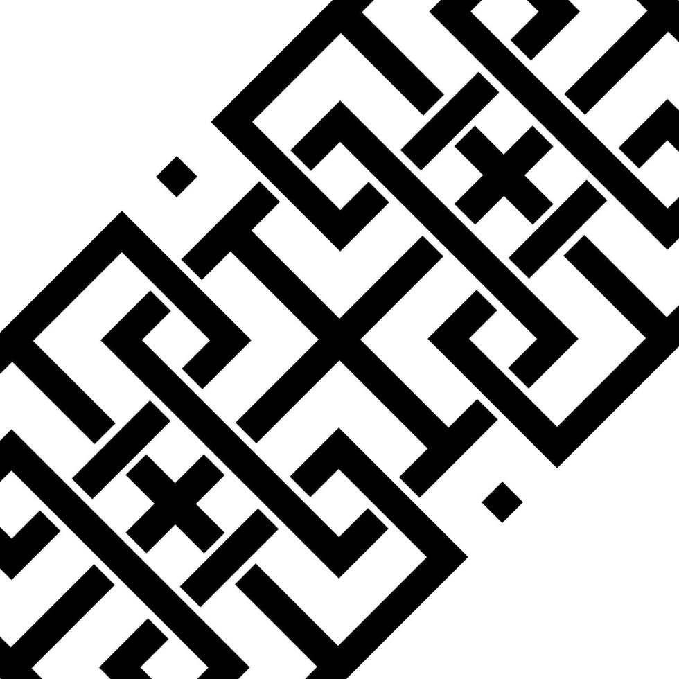 Geometrical Motifs Pattern.  Decoration for Interior, Exterior, Carpet, Textile, Garment, Fashion, Silk, Tile, Plastic, Paper, Wrapping, Wallpaper, Pillow, Sofa, Background, Ect. Vector Illustration